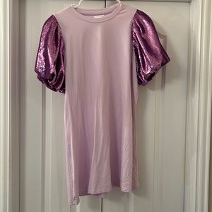 Queen of sparkles t-shirt dress